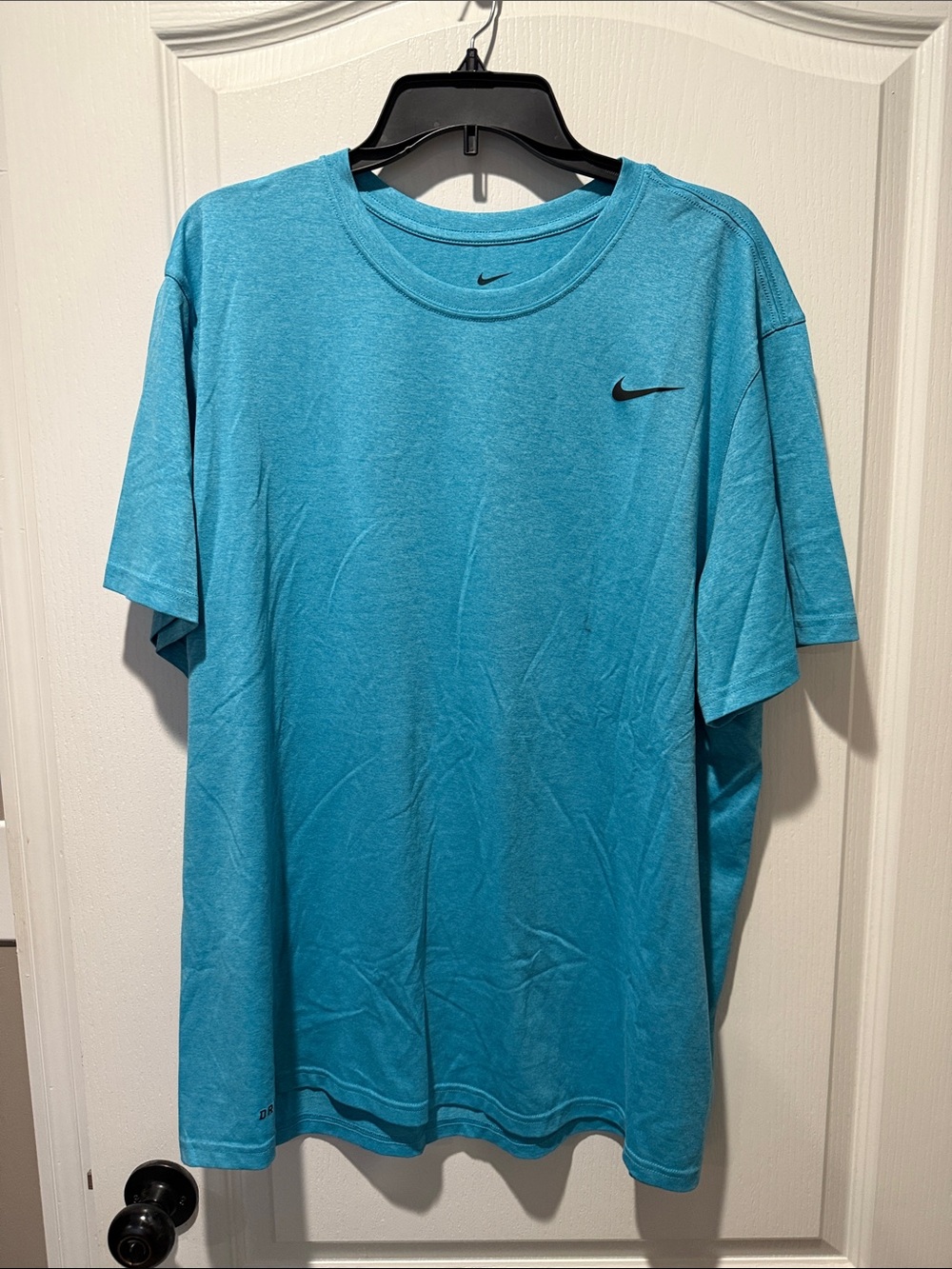 Nike Men’s Aqua Blue Short Sleeve Crew Tee